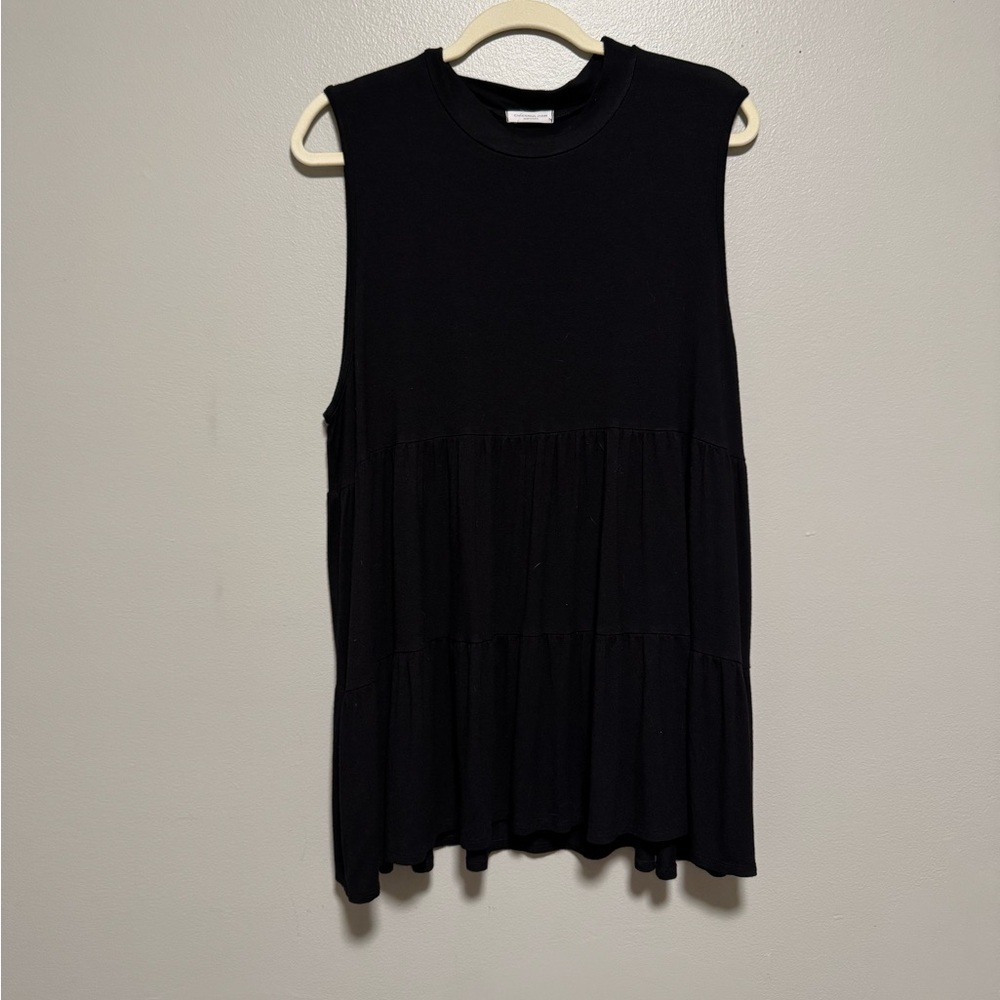 Sleeveless Black Women's Top